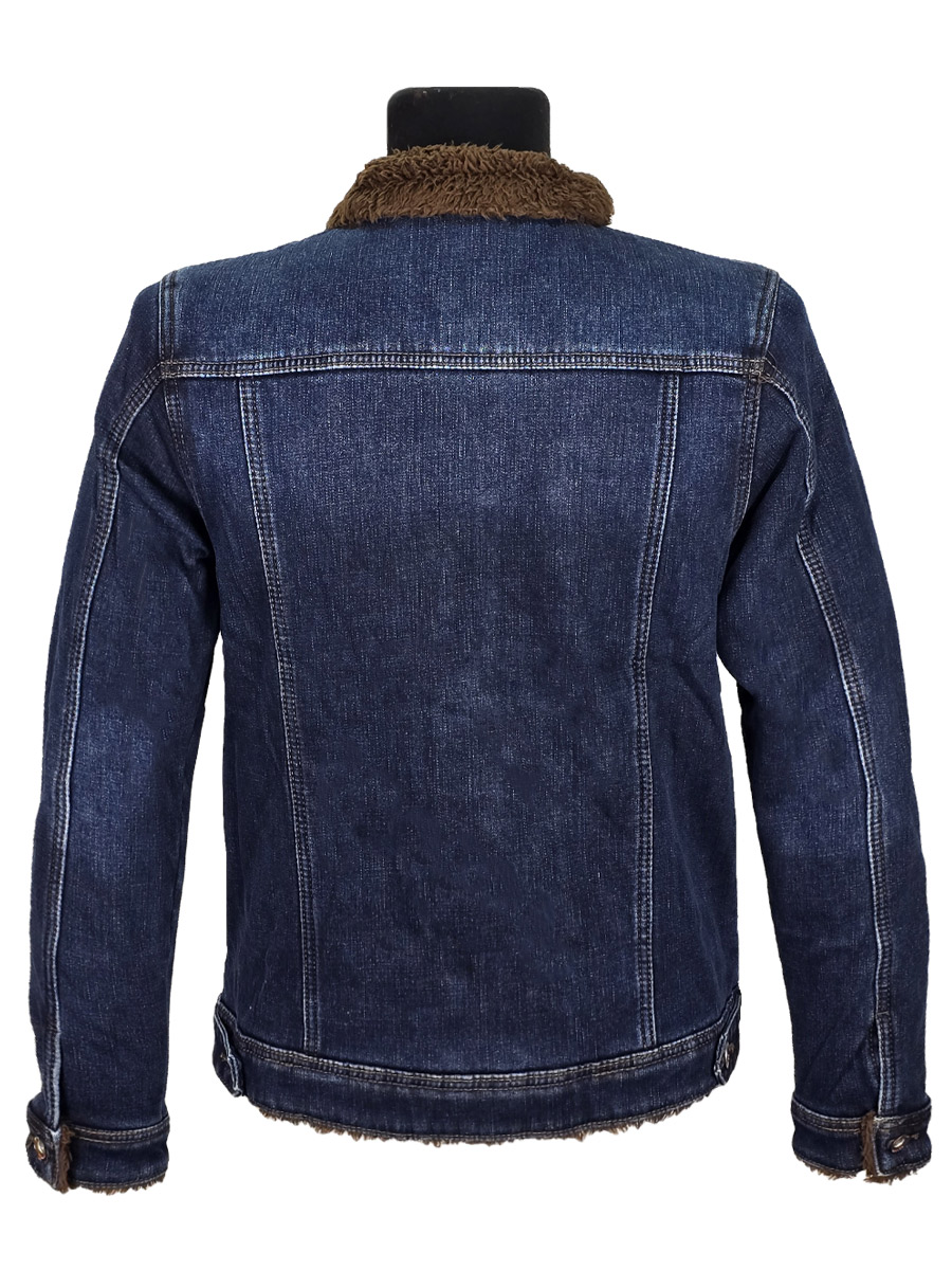 Куртка Джинсовая на меху - фото 2 - rockbunker.ru