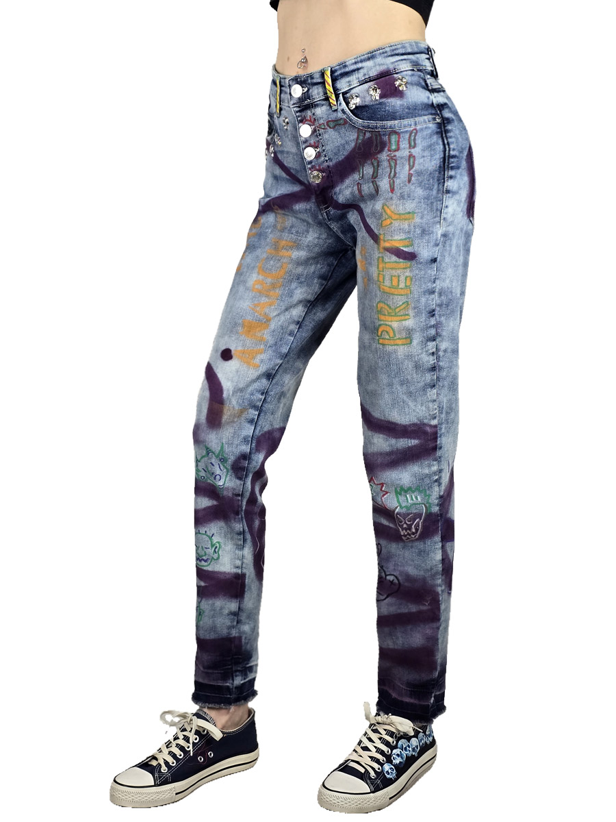 Штаны кастомные Anarchists - фото 2 - rockbunker.ru