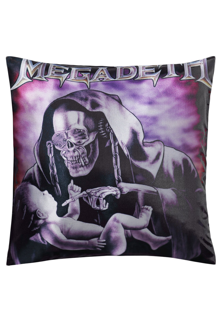Подушка Megadeth - фото 1 - rockbunker.ru