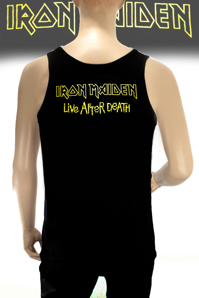 Майка Iron Maiden Live After Death - фото 2 - rockbunker.ru
