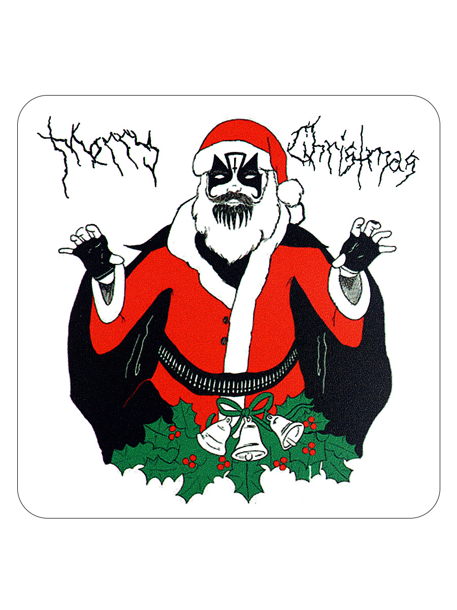 Открытка RockMerch Merry Christmas - фото 1 - rockbunker.ru