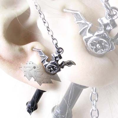 Серьгa Alchemy Gothic E290 Ruthven Cross - фото 1 - rockbunker.ru