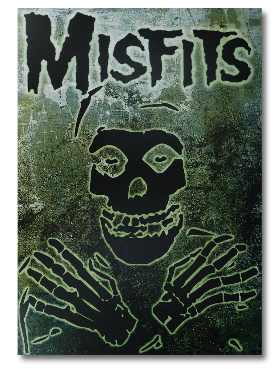 Плакат пластиковый Misfits - фото 1 - rockbunker.ru