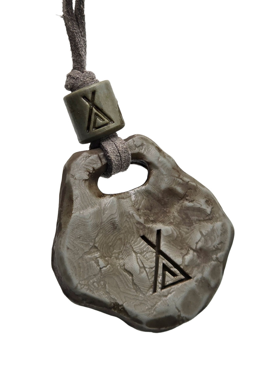 Кулон Наскальный Рисунок "Лось" - фото 2 - rockbunker.ru