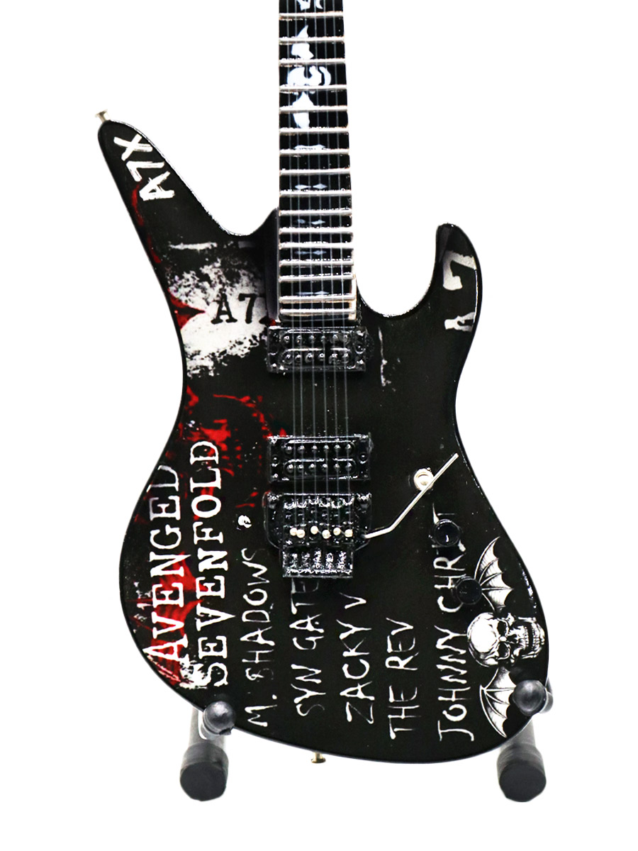 Сувенирная копия гитары Avenged Sevenfold - фото 2 - rockbunker.ru