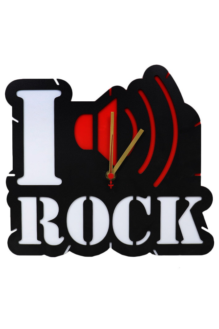 Часы настенные I listen Rock - фото 1 - rockbunker.ru