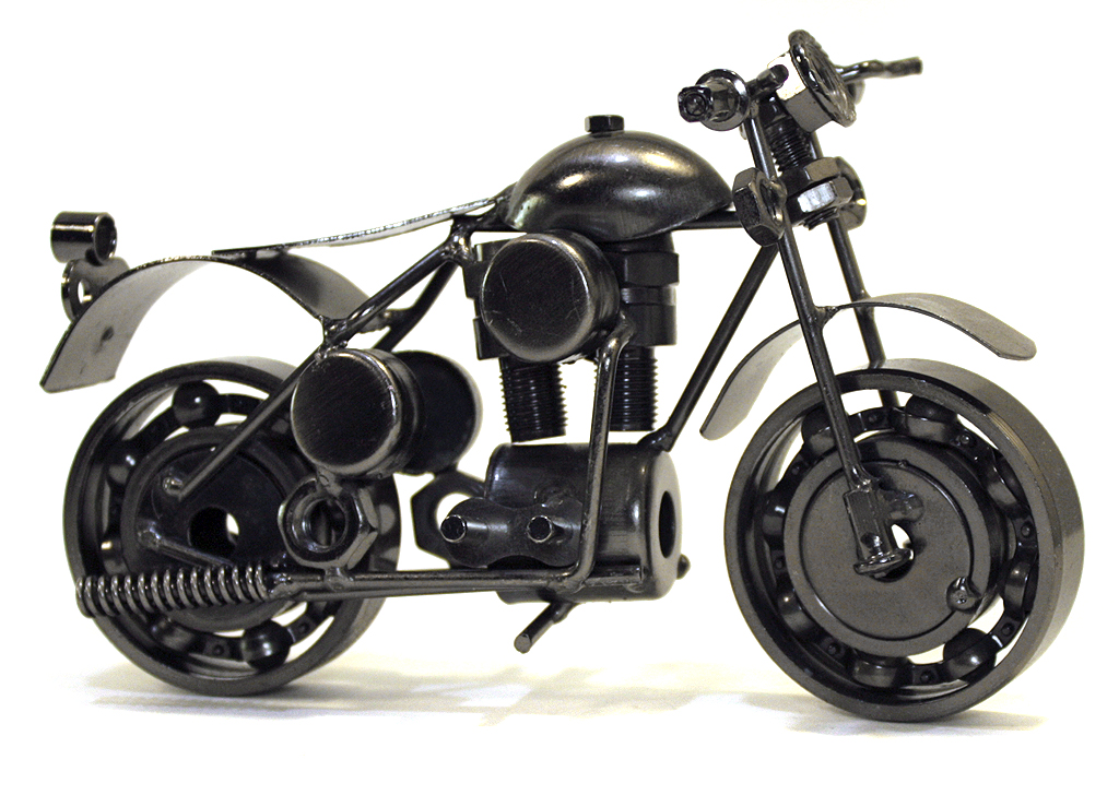 Сувенирная модель Мотоцикл ручной работы МРС027 - фото 2 - rockbunker.ru