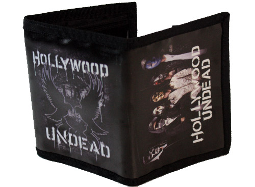 Кошелек Hollywood Undead из кожзаменителя - фото 2 - rockbunker.ru