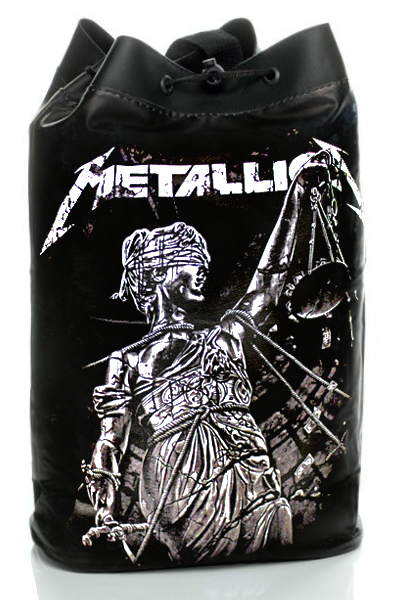 Торба Metallica And Justice For All из кожзаменителя - фото 1 - rockbunker.ru