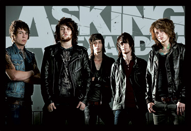 Кожаная нашивка Asking Alexandria - фото 1 - rockbunker.ru