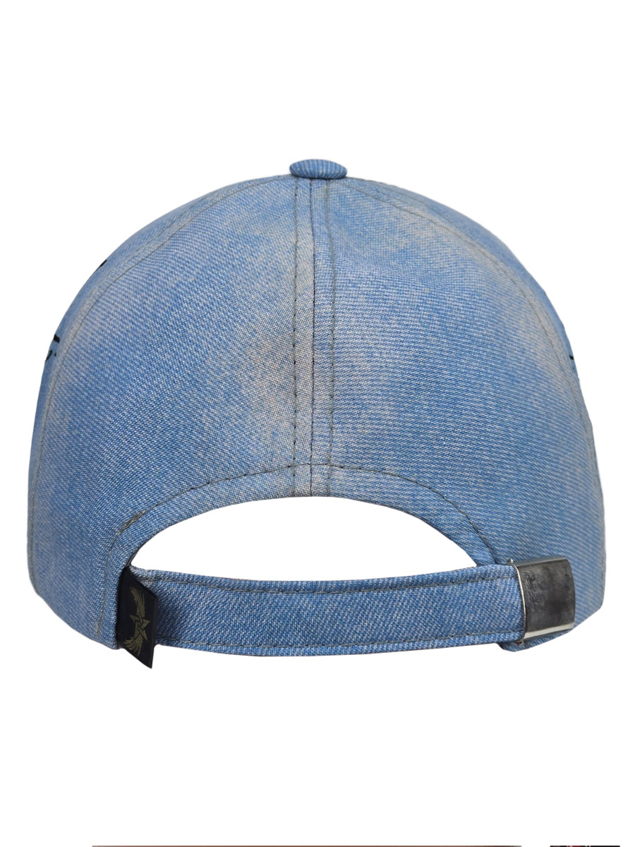 Бейсболка Denim Кошка - фото 3 - rockbunker.ru