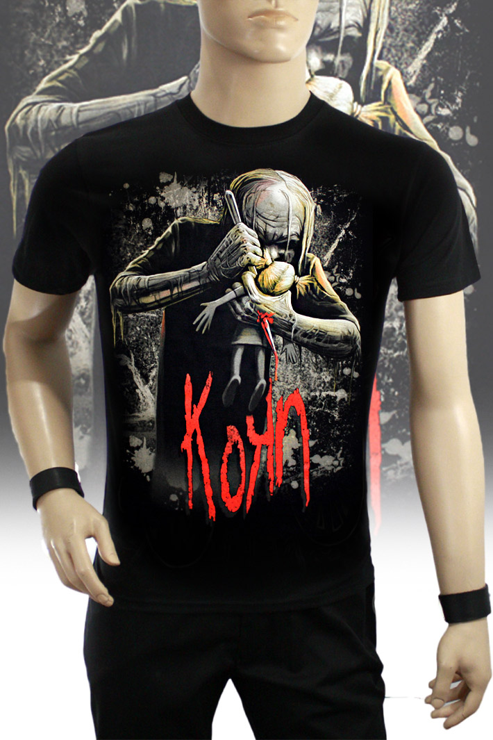 Футболка Hot Rock Korn Voodoo Doll - фото 1 - rockbunker.ru