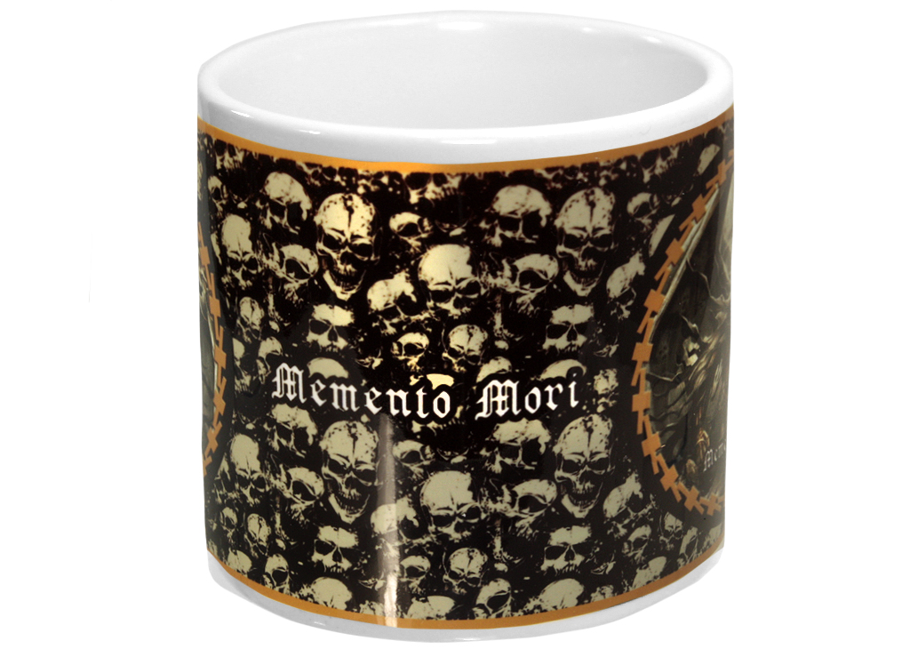 Чашка кофейная RockMerch Memento Mori - фото 2 - rockbunker.ru