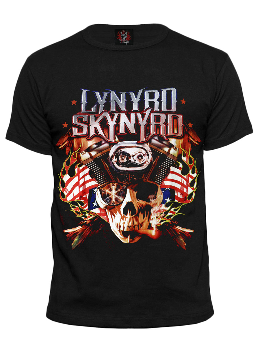  Футболка Hot Rock Lynyrd Skynyrd - фото 1 - rockbunker.ru