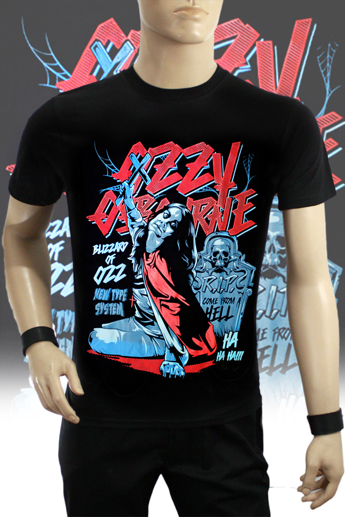 Футболка New Type System Ozzy Osbourne Blizzard of Ozz Come from Hell - фото 1 - rockbunker.ru