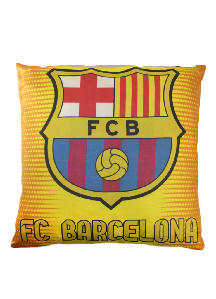 Подушка FC Barcelona - фото 1 - rockbunker.ru