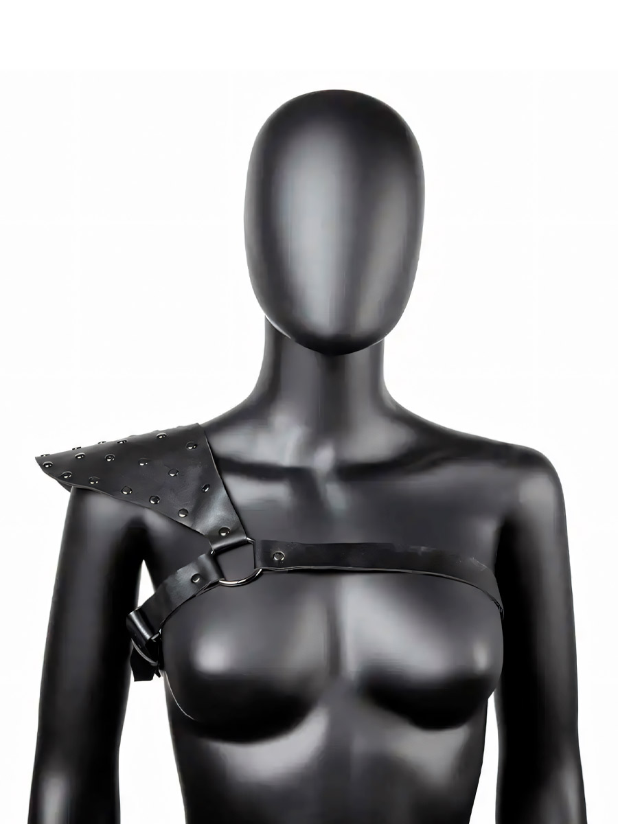 Наплечник Стимпанк с Заклепками - фото 2 - rockbunker.ru