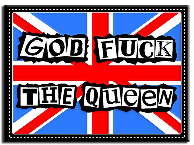 Кошелек God fuck the Queen - фото 1 - rockbunker.ru