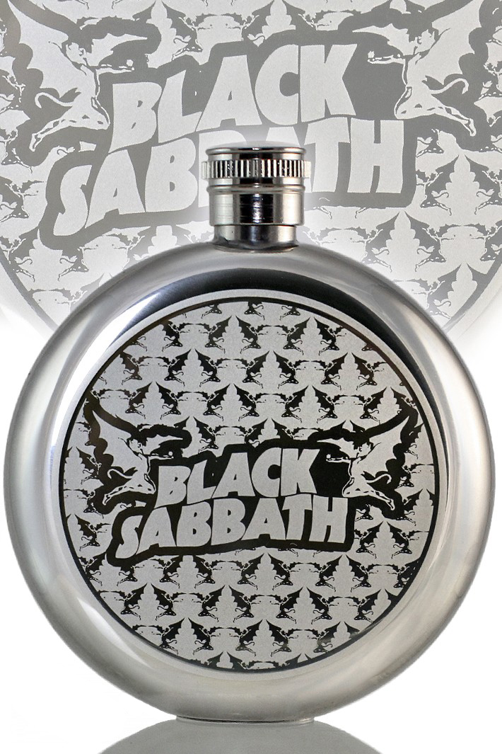 Фляга Black Sabbath - фото 1 - rockbunker.ru
