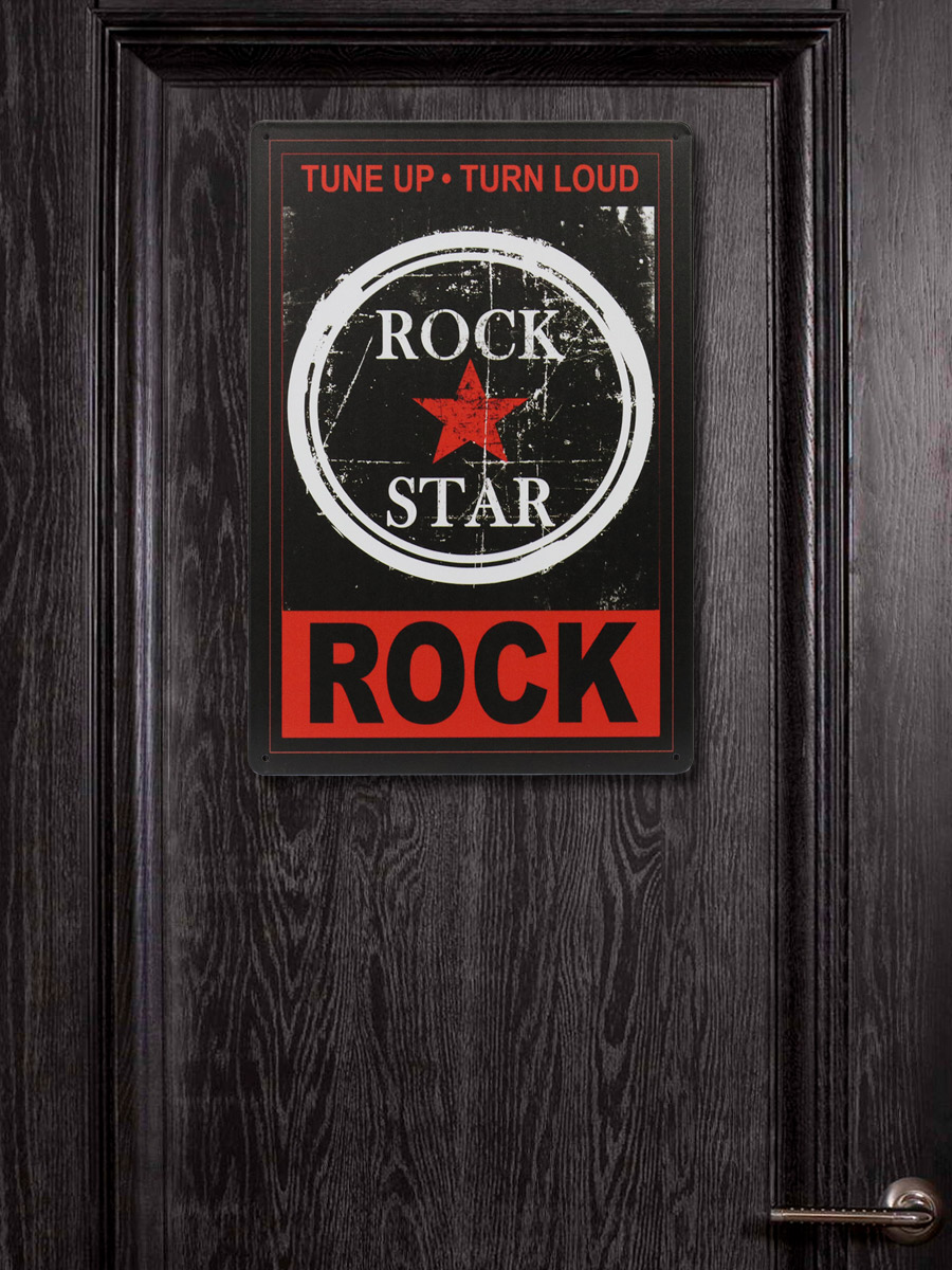 Табличка Rock Star - фото 3 - rockbunker.ru