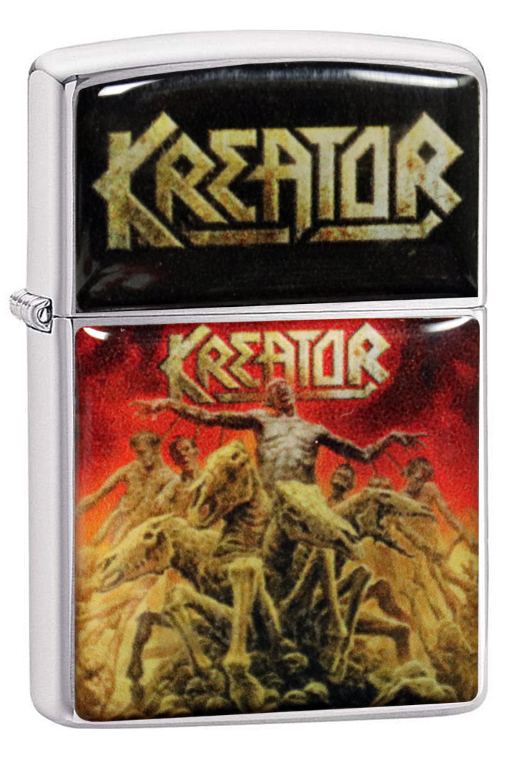 Зажигалка RockMerch Kreator - фото 1 - rockbunker.ru