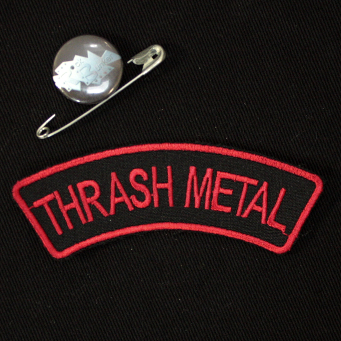 Нашивка Trash Metal - фото 1 - rockbunker.ru