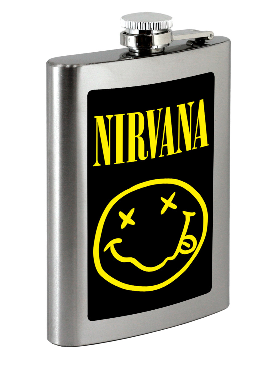 Фляга RockMerch Nirvana - фото 1 - rockbunker.ru