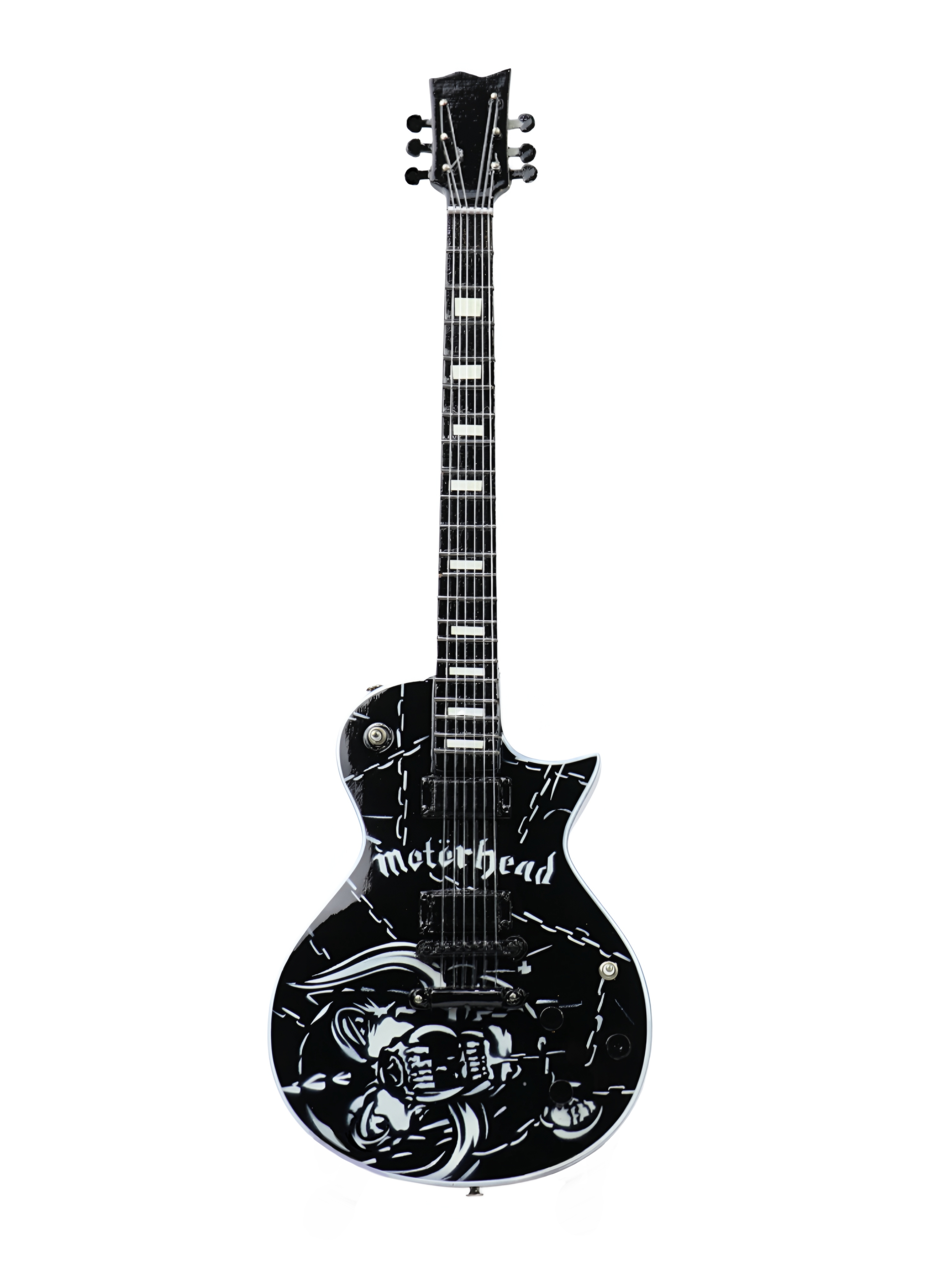 Сувенирная копия гитары в кейсе Motorhead 3 - фото 2 - rockbunker.ru