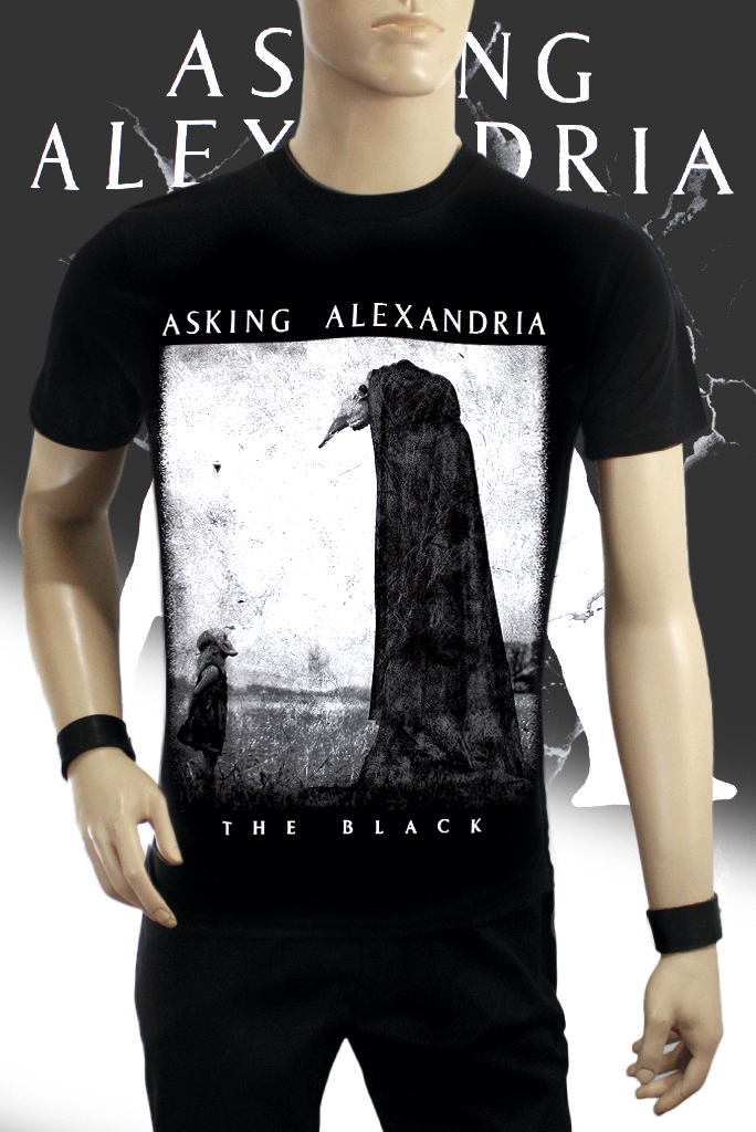 Футболка Asking Alexandria The Black - фото 1 - rockbunker.ru