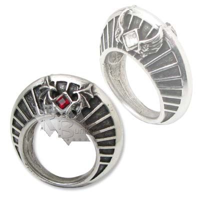 Кольцо Alchemy Gothic R163 Heaven and Hell Nimbus Ring - фото 1 - rockbunker.ru