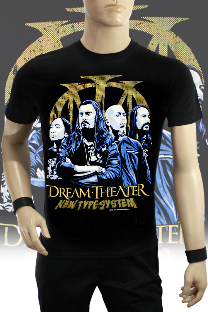 Футболка New Type System Dream Theater - фото 1 - rockbunker.ru