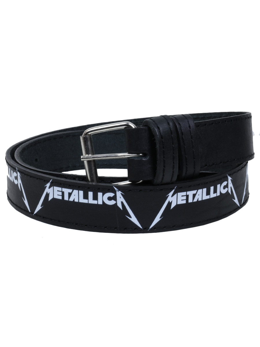 Ремень с аэрографией 35 мм RockMerch Metallica - фото 1 - rockbunker.ru