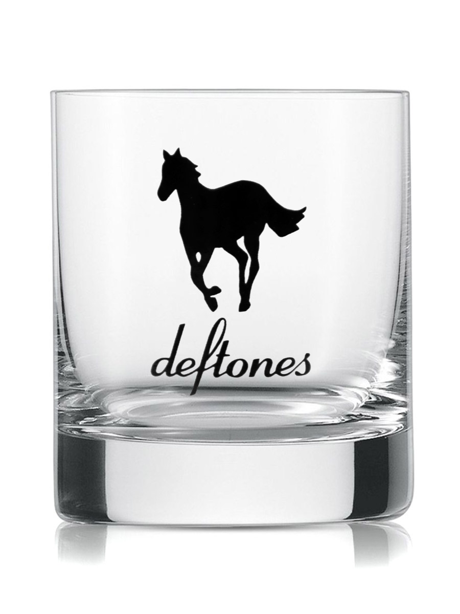 Стакан для виски Rock Merch Deftones - фото 1 - rockbunker.ru