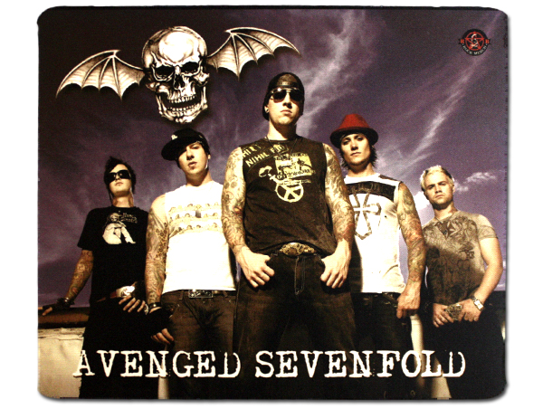 Коврик для мыши RockMerch Avenged Sevenfold - фото 1 - rockbunker.ru