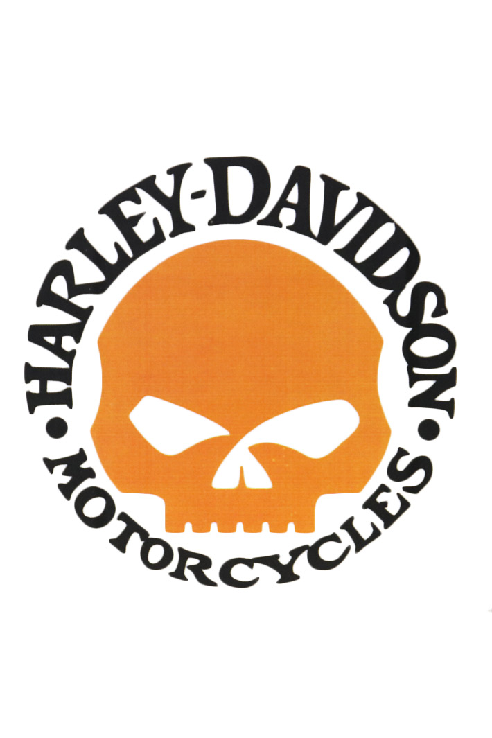 Наклейка-стикер Harley Davidson - фото 1 - rockbunker.ru
