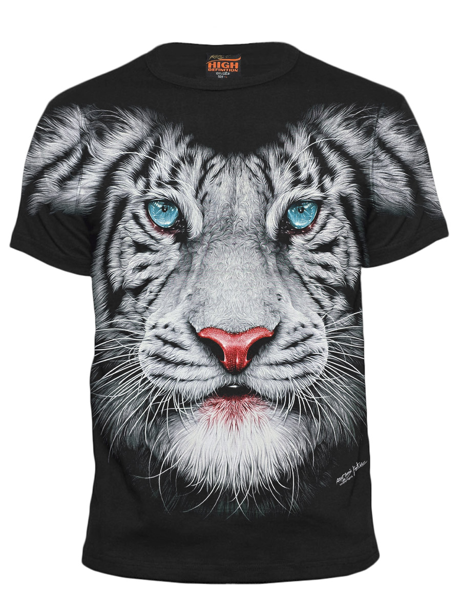 Футболка Rock Chang Белый Тигр - фото 1 - rockbunker.ru