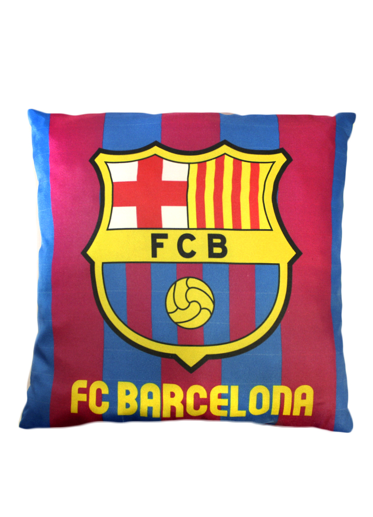 Подушка FC Barcelona - фото 1 - rockbunker.ru