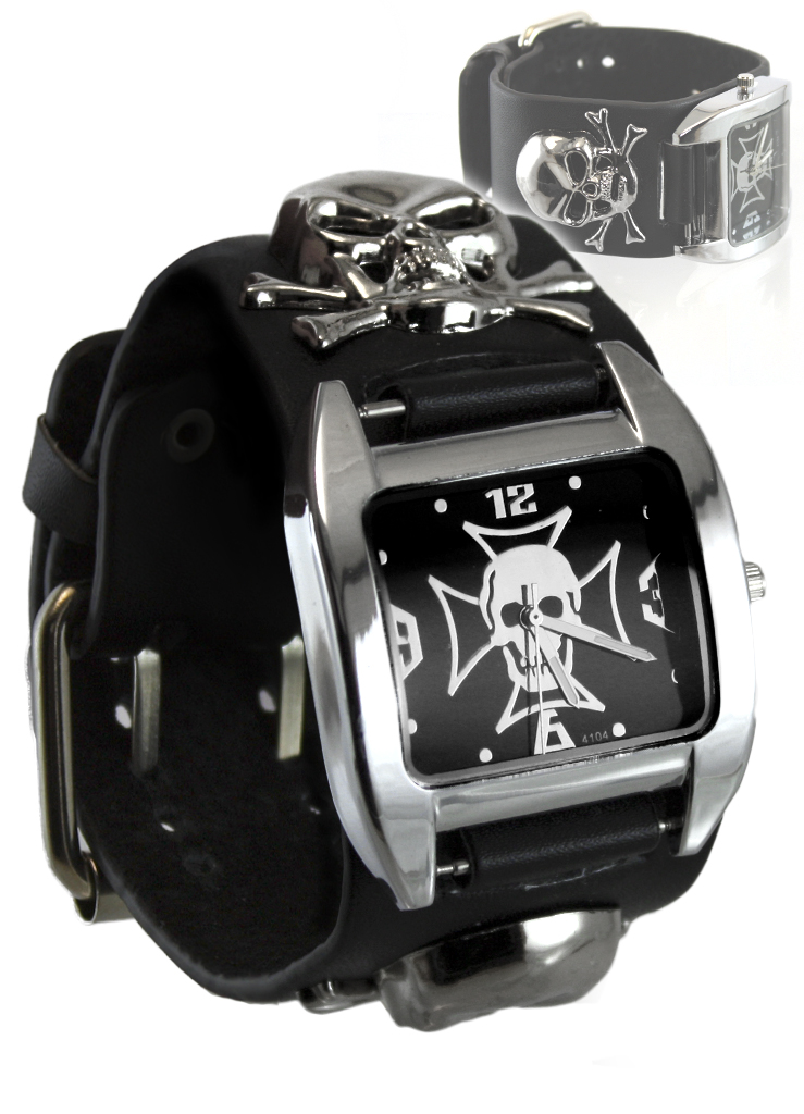 Часы наручные Мальтийский Роджер - фото 1 - rockbunker.ru