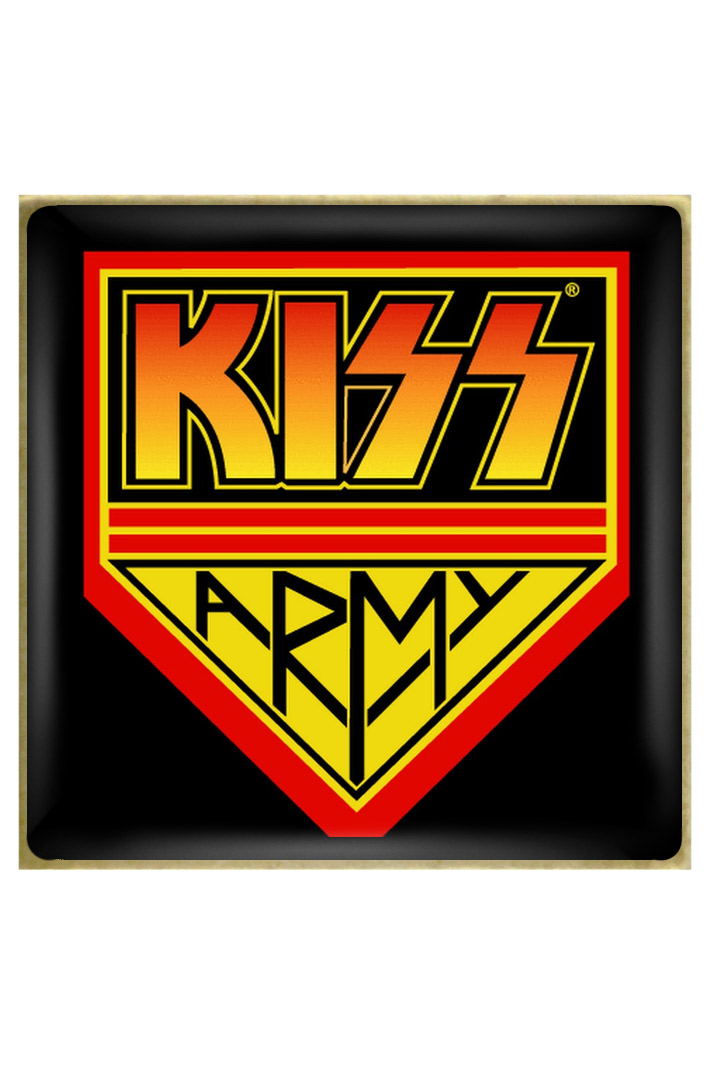 Значок RockMerch Kiss Army - фото 1 - rockbunker.ru