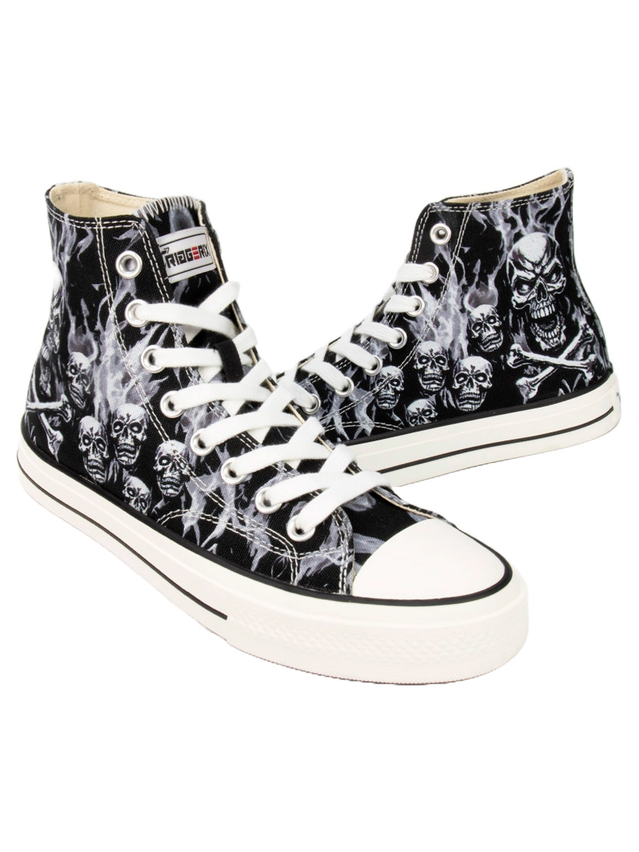 Кеды Triggerix 8 блоков Skull - фото 4 - rockbunker.ru