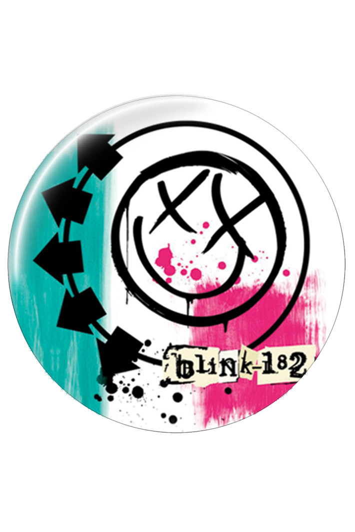 Значок RockMerch Blink-182 - фото 1 - rockbunker.ru