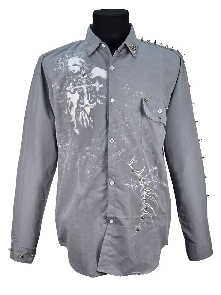 Рубашка кастомная Сross - фото 1 - rockbunker.ru