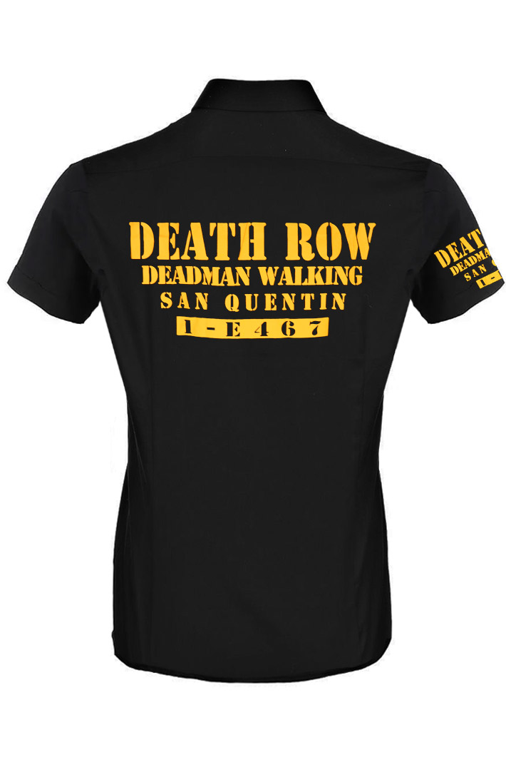 Рубашка с коротким рукавом Death Row - фото 2 - rockbunker.ru