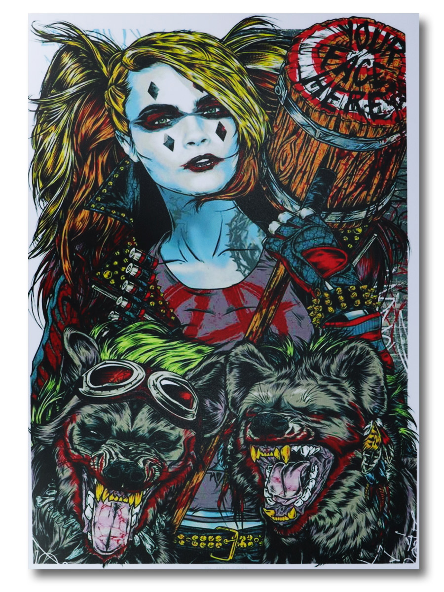Плакат пластиковый Suicide Squad Harley Quinn - фото 1 - rockbunker.ru