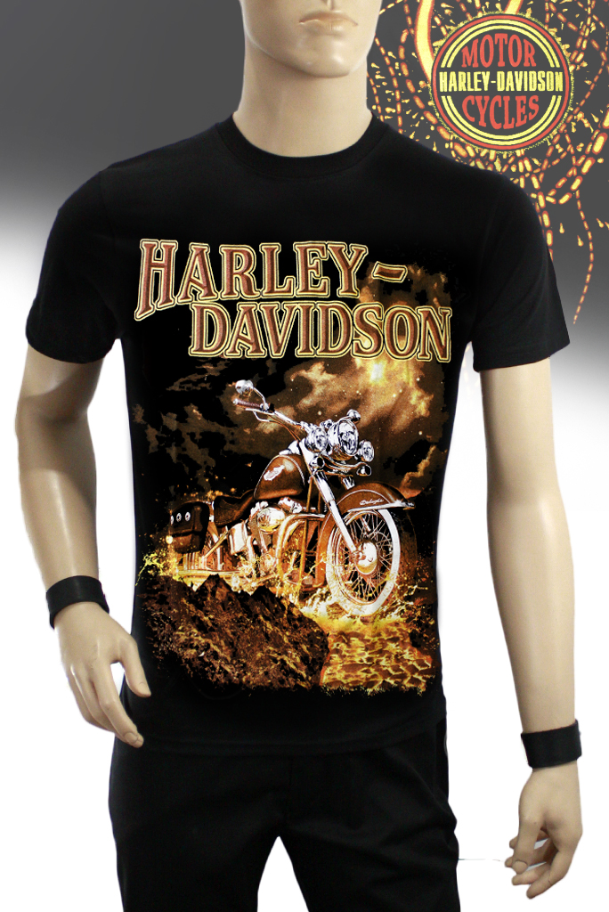 Футболка Harley-Davidson - фото 1 - rockbunker.ru