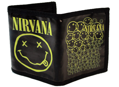 Кошелек Nirvana из кожзаменителя - фото 2 - rockbunker.ru