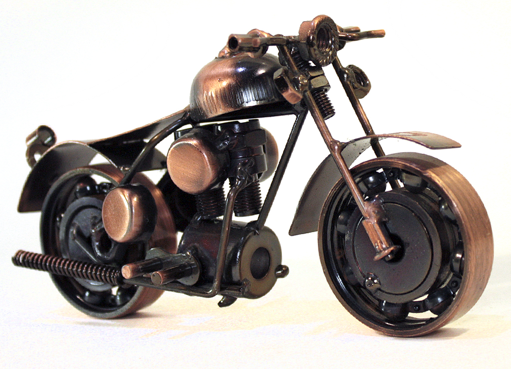 Сувенирная модель Мотоцикл ручной работы МРС027 - фото 7 - rockbunker.ru