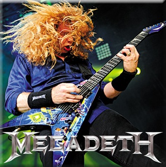 Магнит RockMerch Megadeth - фото 1 - rockbunker.ru