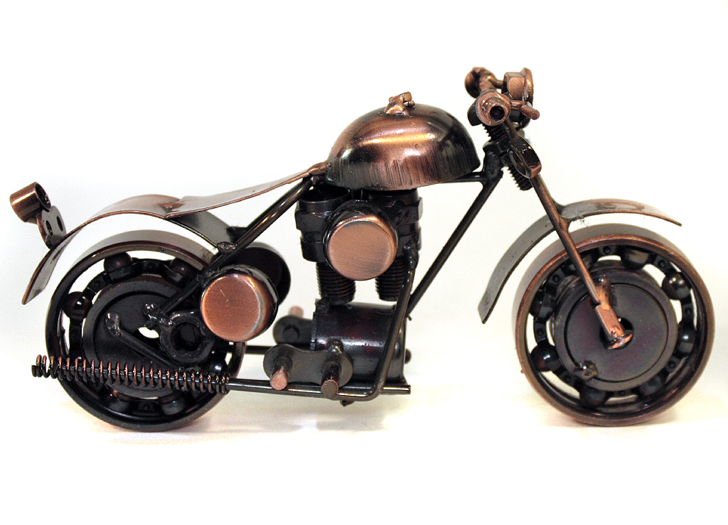 Сувенирная модель Мотоцикл ручной работы МРС027 - фото 6 - rockbunker.ru
