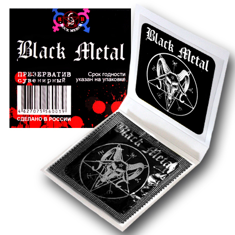 Презерватив RockMerch Black Metal - фото 3 - rockbunker.ru